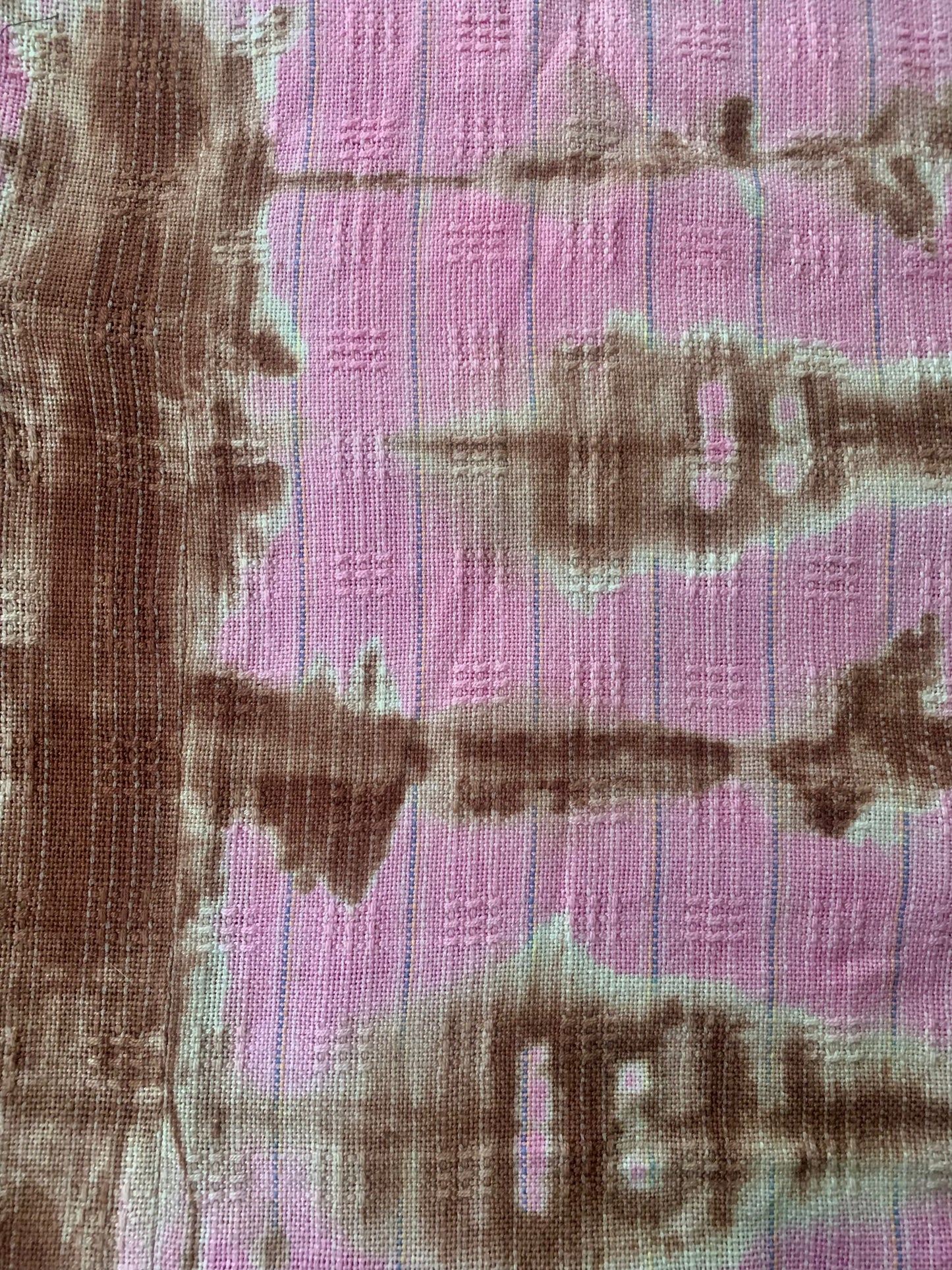 Handwoven fabric by the meter- Huck Lace
