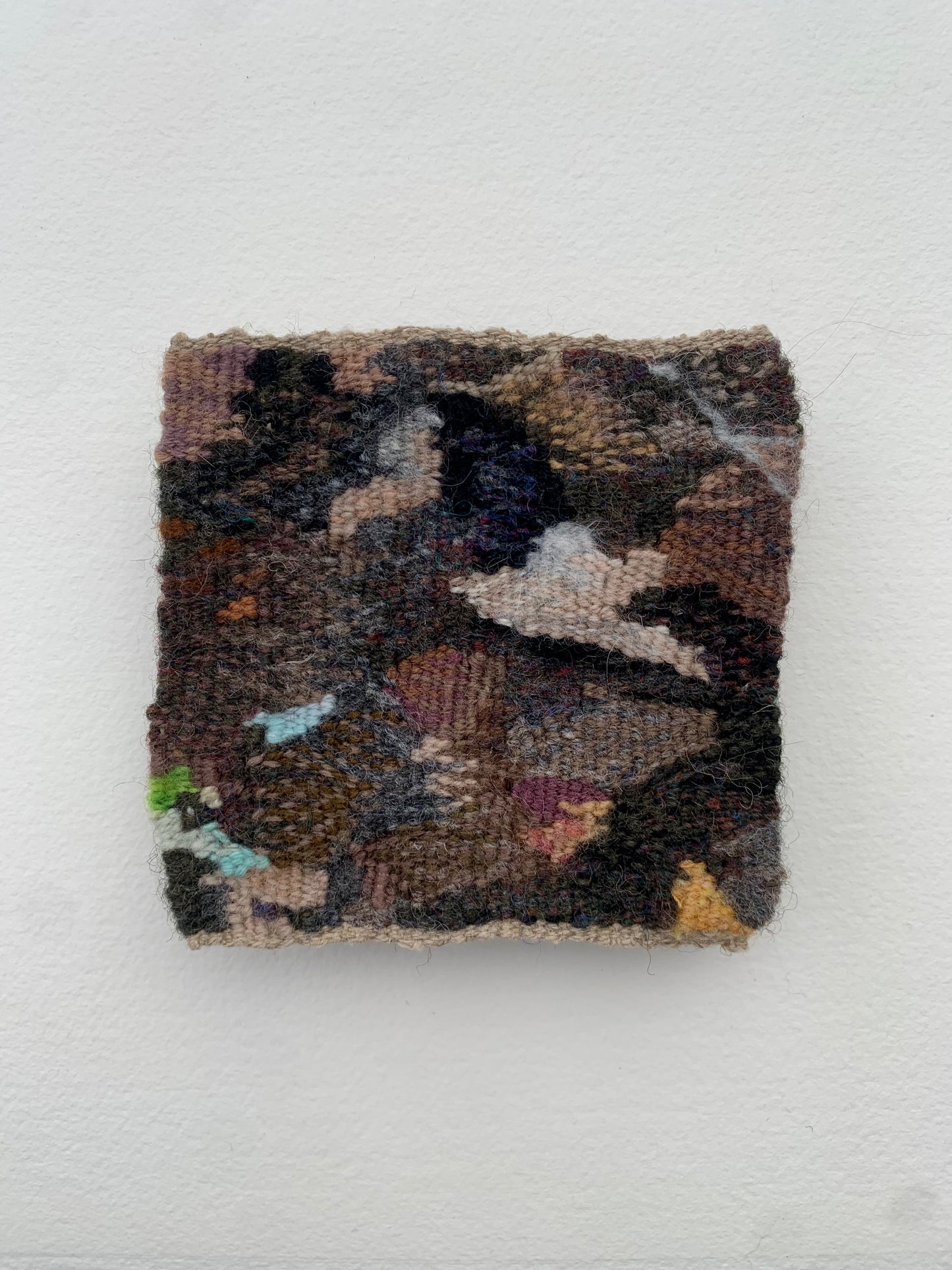 handwoven mini tapestry