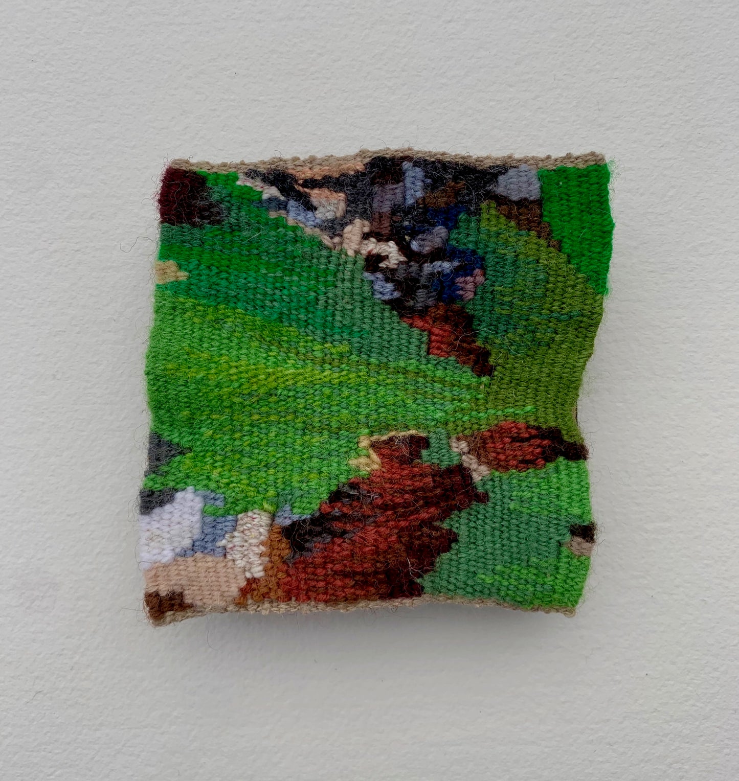 handwoven mini tapestry wallhanging