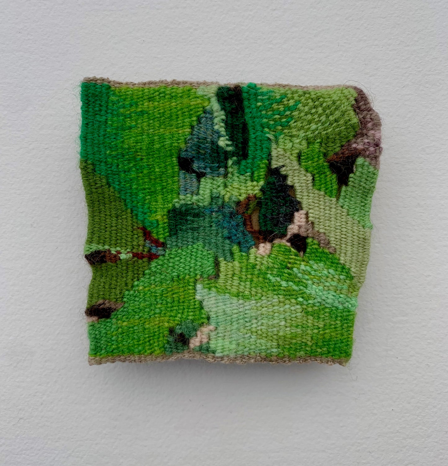 handwoven mini tapestry wallhanging