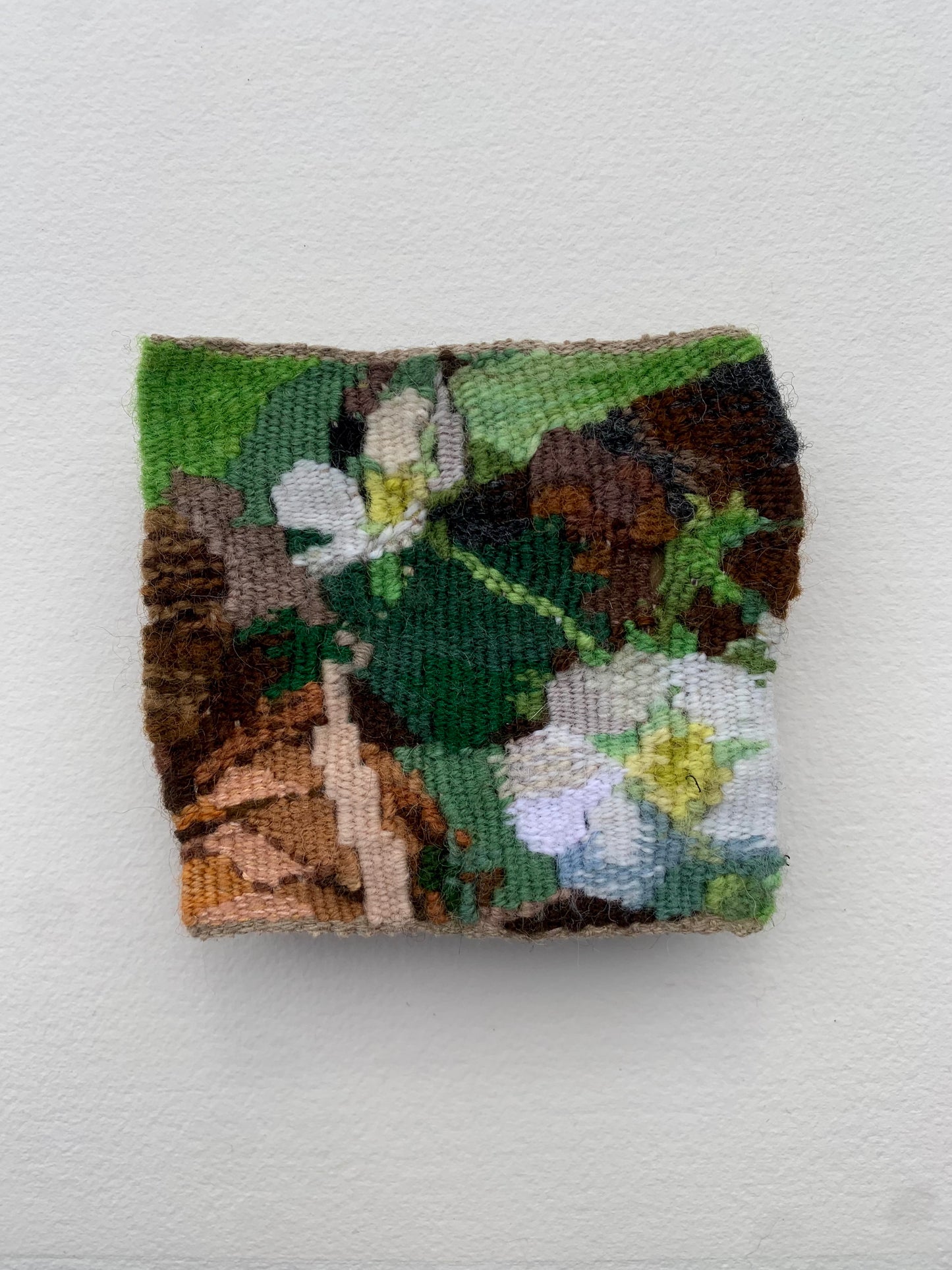 handwoven mini tapestry wallhanging