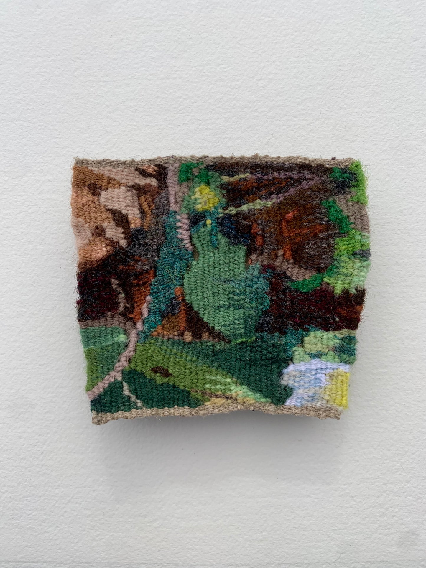 handwoven mini tapestry wallhanging
