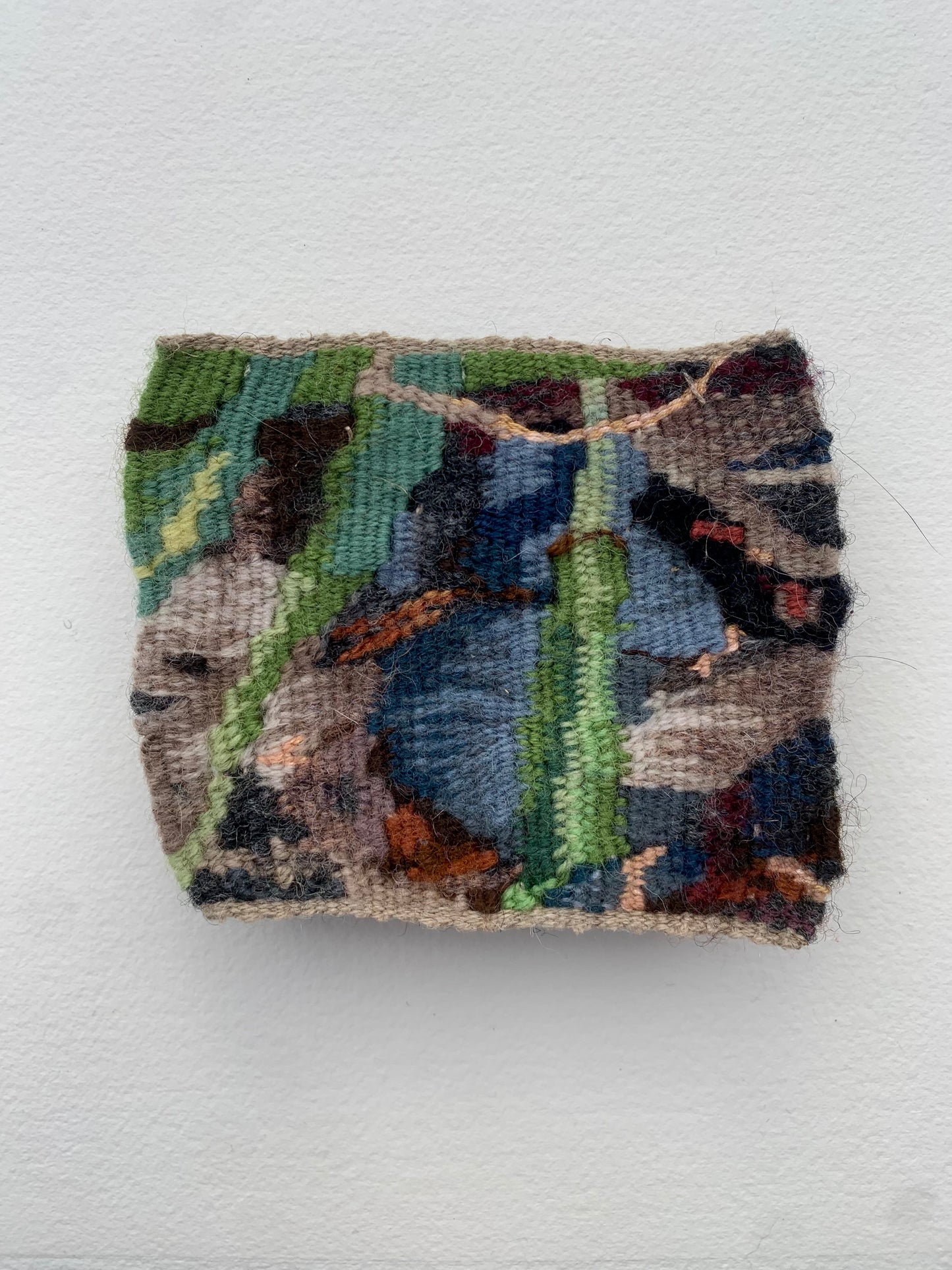 handwoven mini tapestry wallhanging