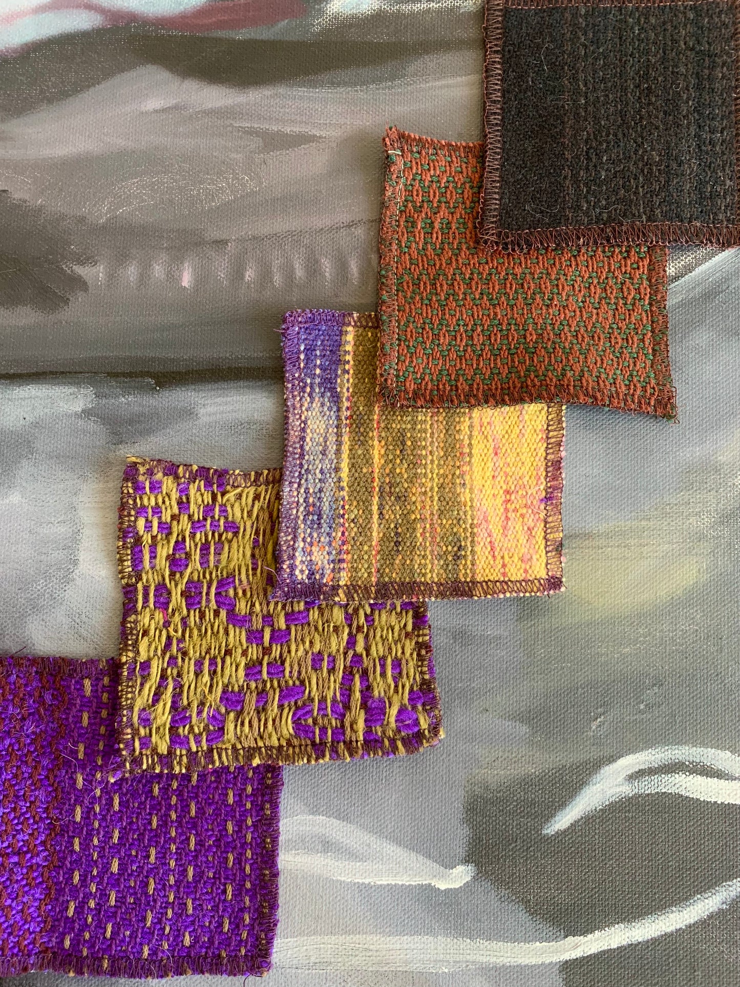 Bundles of vibrant patches 3" x 3"