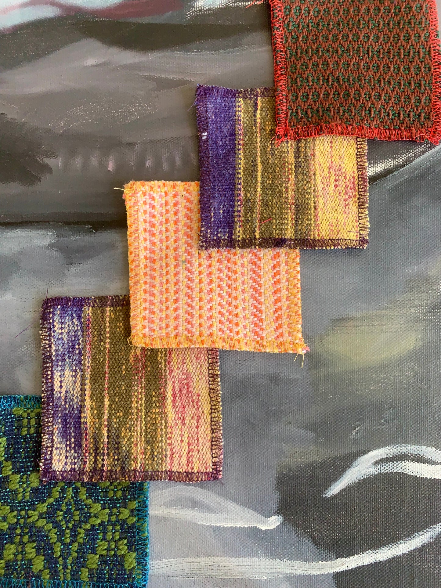 Bundles of vibrant patches 3" x 3"