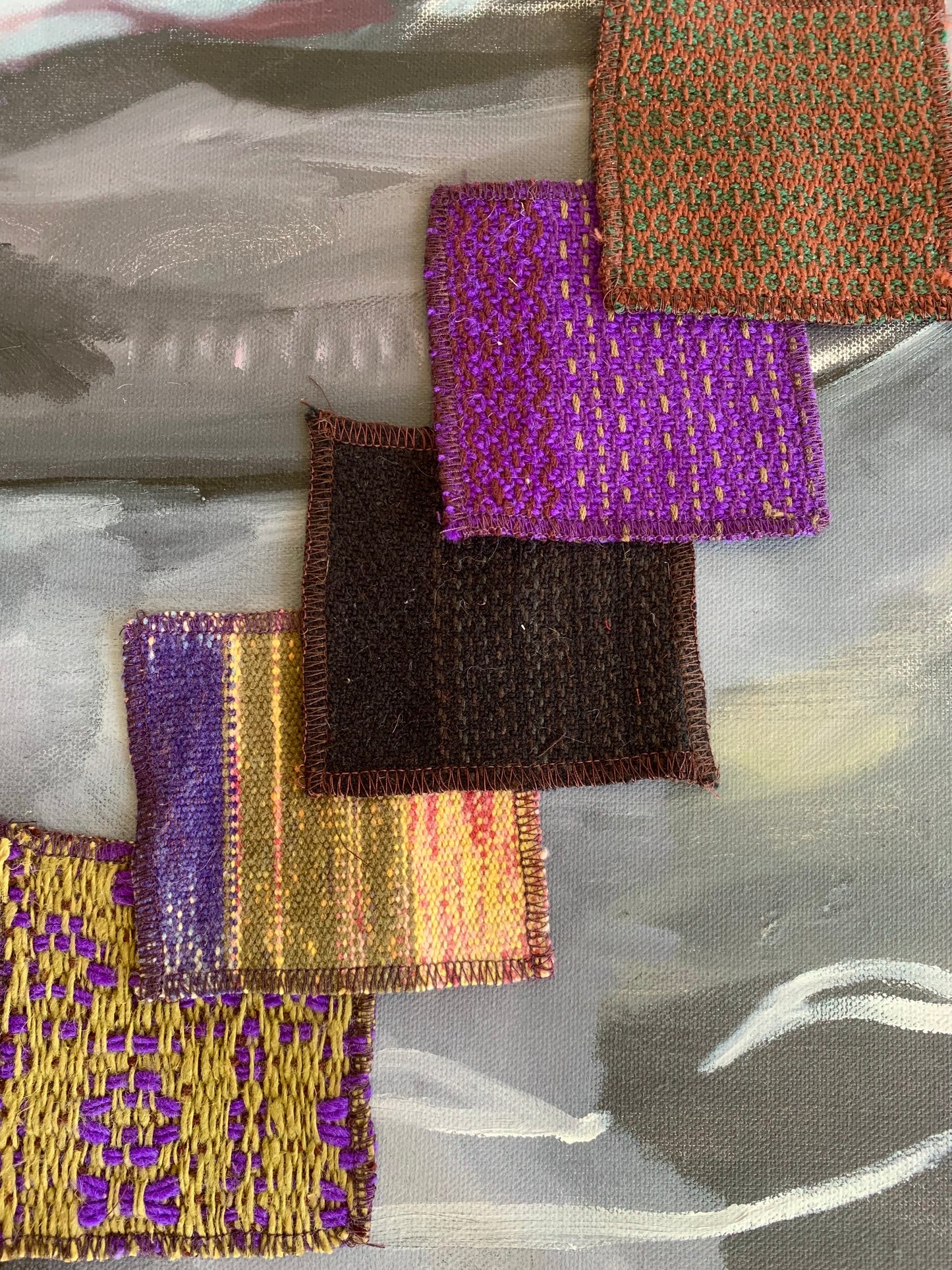 Bundles of vibrant patches 3" x 3"