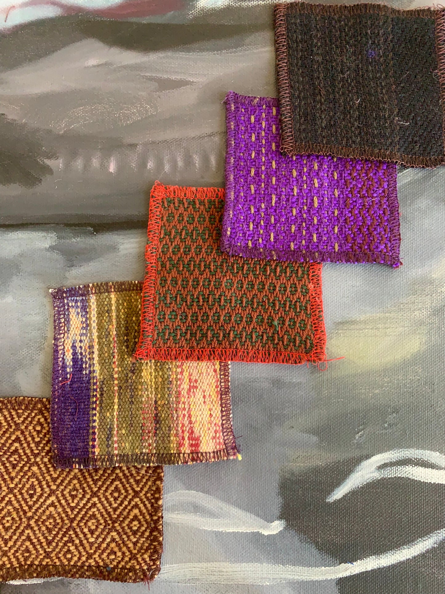 Bundles of vibrant patches 3" x 3"