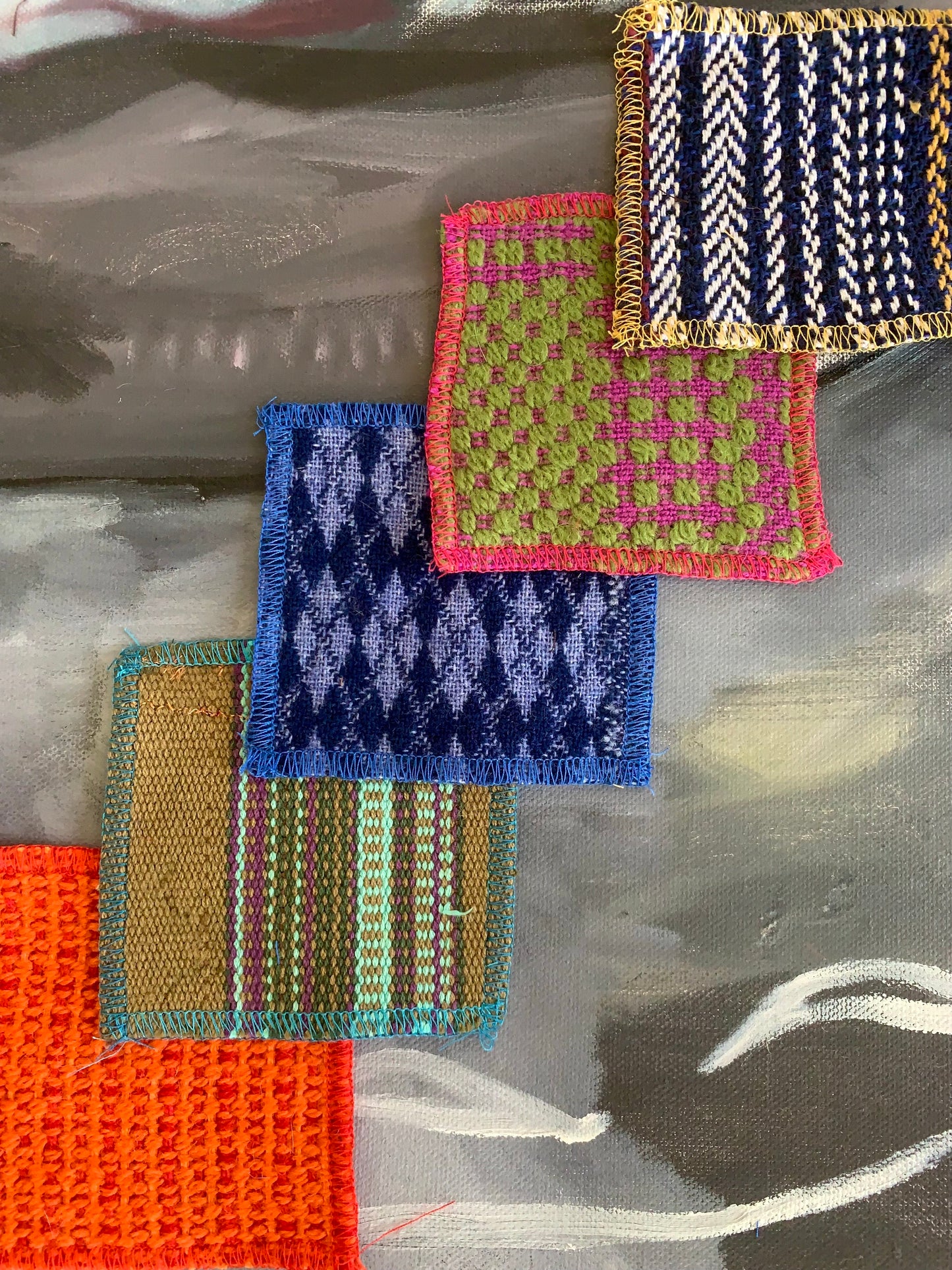 Bundles of vibrant patches 3" x 3"