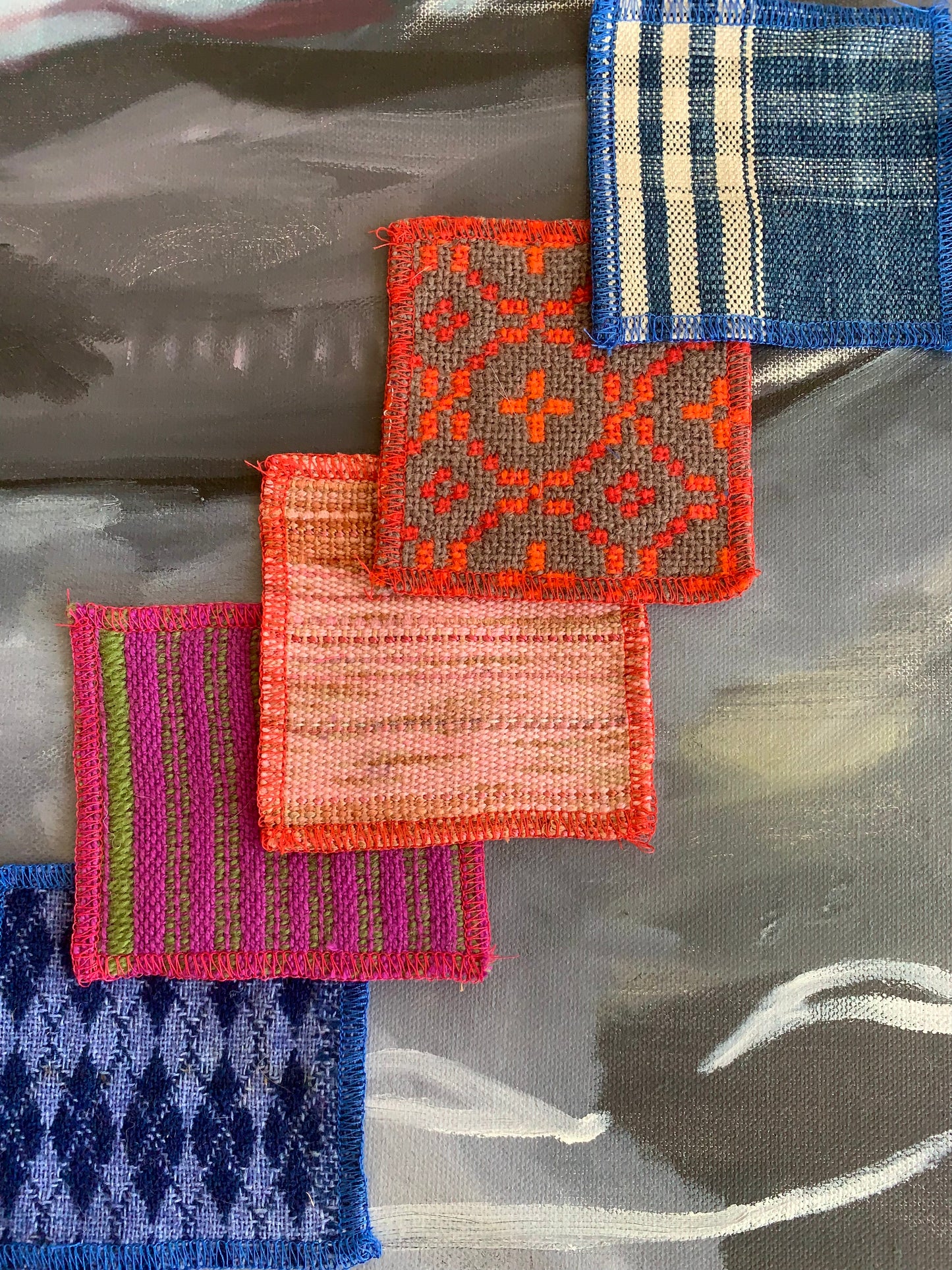 Bundles of vibrant patches 3" x 3"