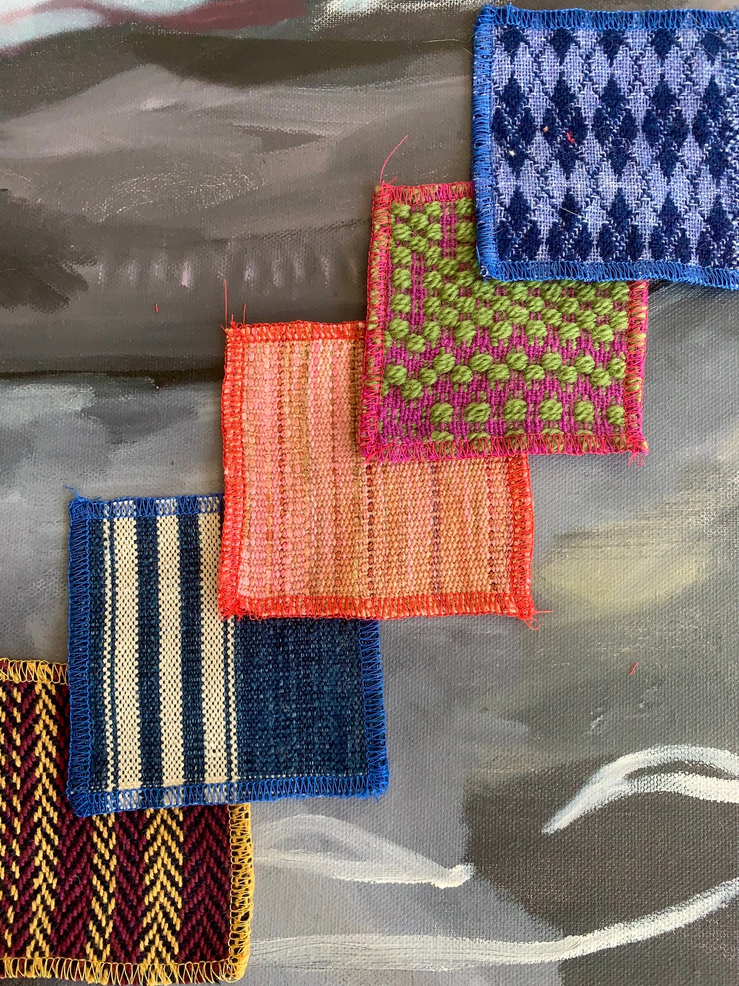 Bundles of vibrant patches 3" x 3"