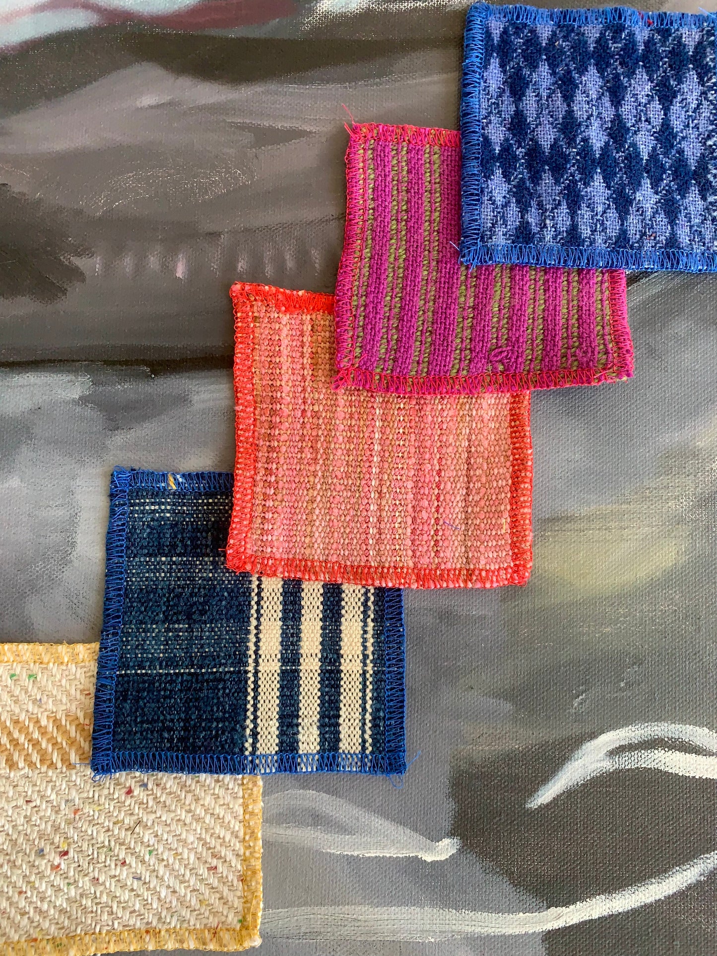 Bundles of vibrant patches 3" x 3"