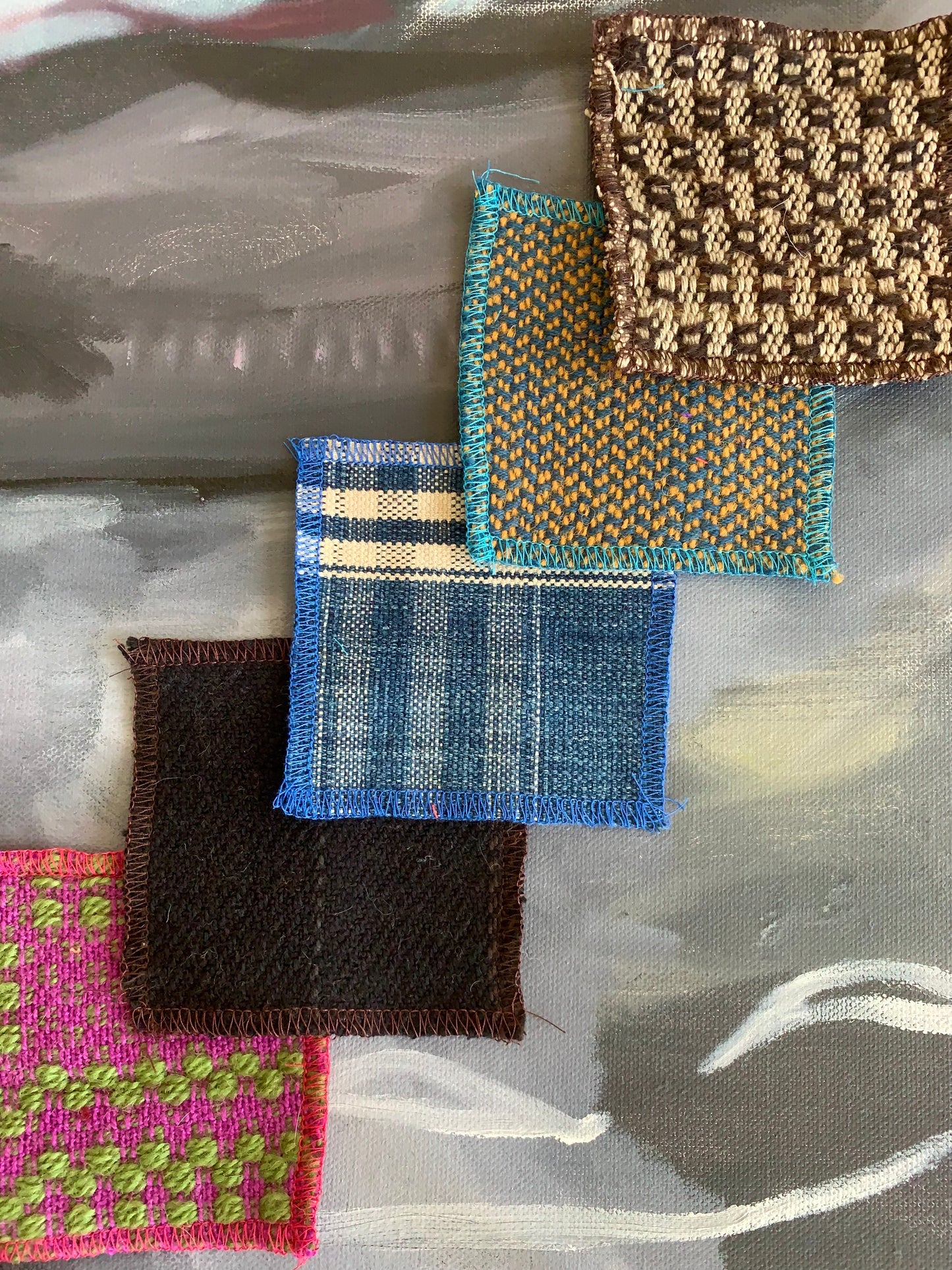 Bundles of vibrant patches 3" x 3"