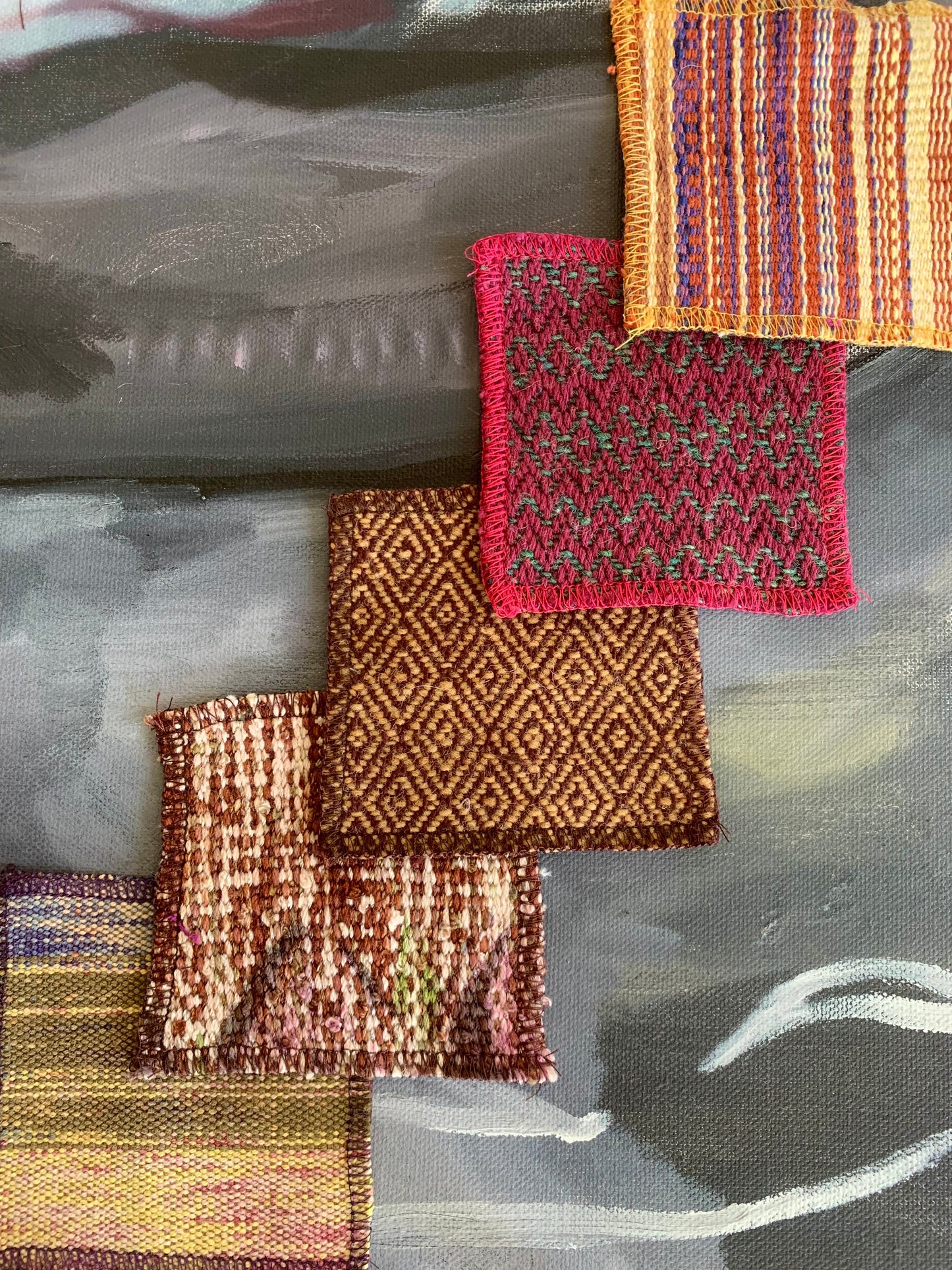 Bundles of vibrant patches 3" x 3"