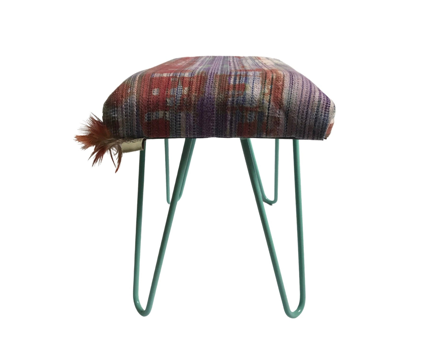 Reclaimed Metal Foot Stool