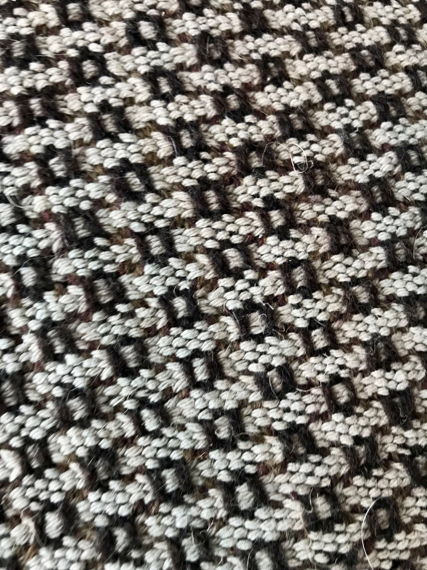 Meditation Cushion Hand-woven Block Pattern