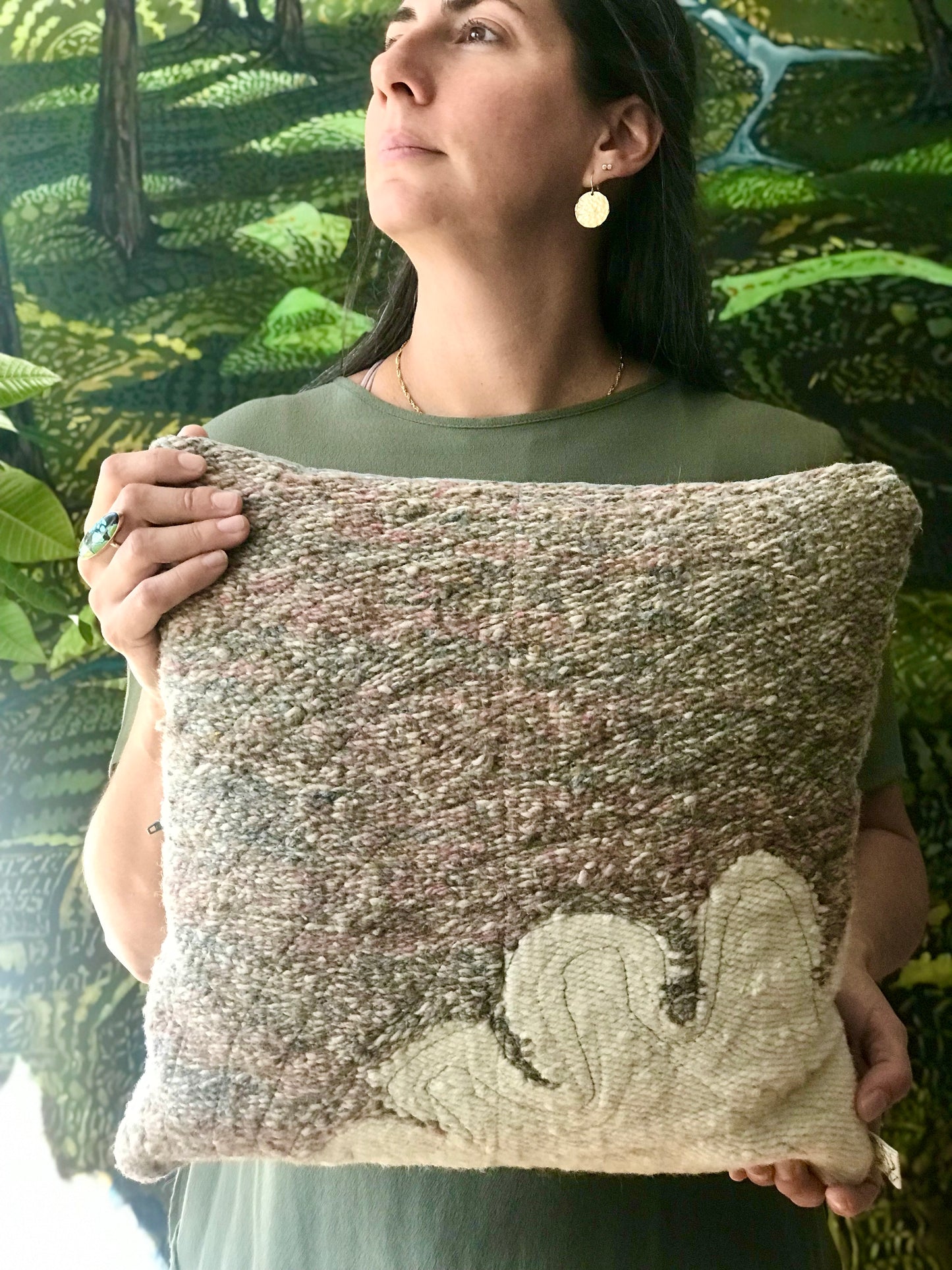 Over the Rainbow tapestry pillow: Cloud Up 5