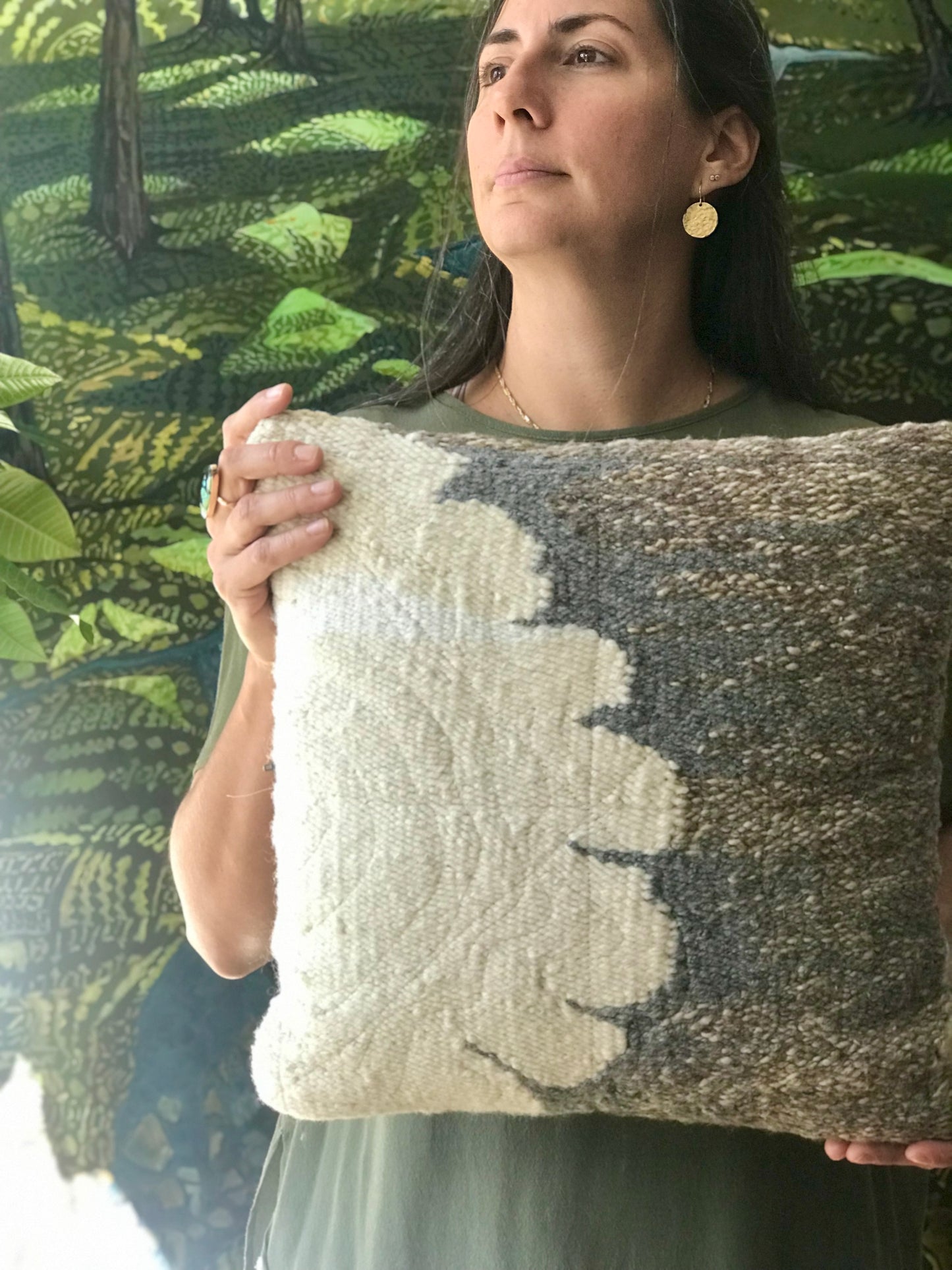 Over the Rainbow tapestry pillow: Cloud Up 4