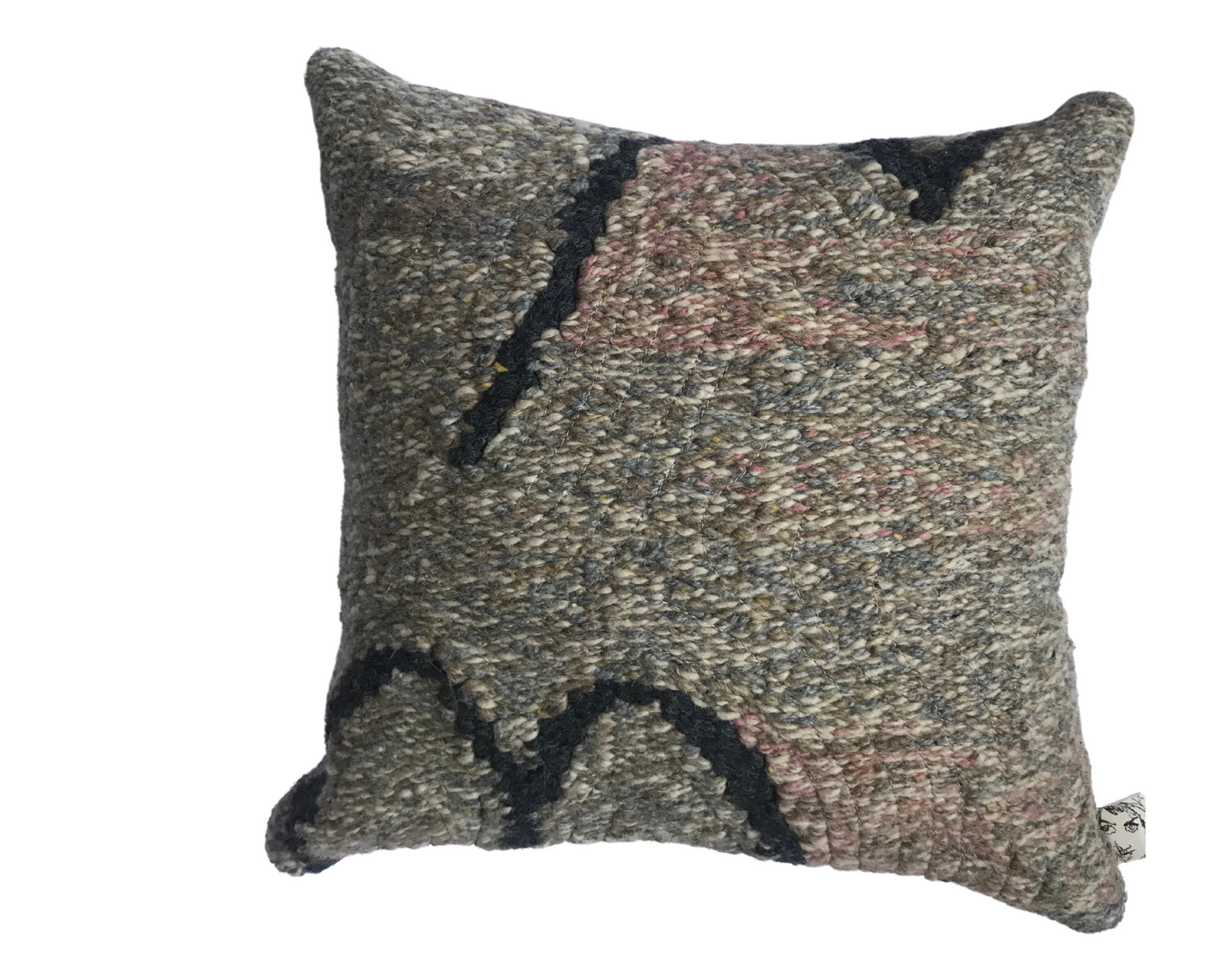 Over the Rainbow tapestry pillow: Ms in the Sky